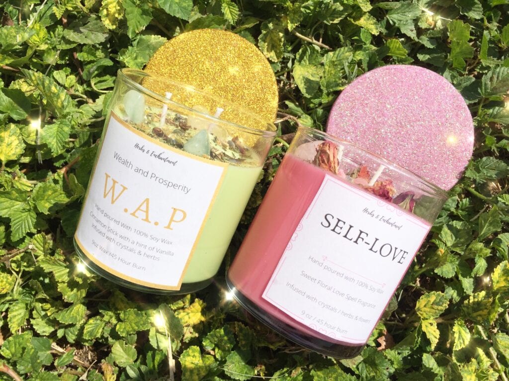 black-owned home goods business Herbs & Enchantment