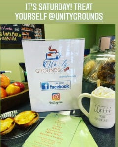black-owned Unity Grounds Coffee Cafe