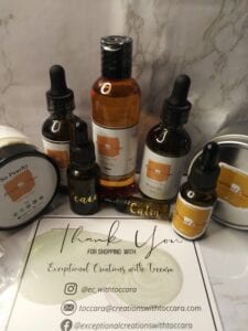 black-owned hair care and skincare business