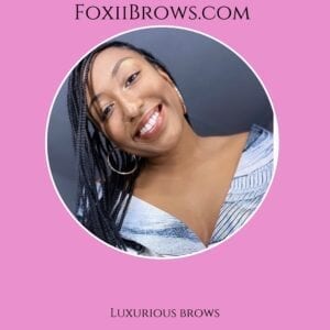 black-owned business Foxi iBrows
