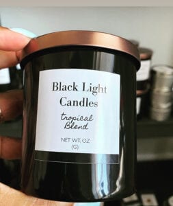 black-owned business Black Light Candles LLC