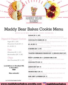 black-owned business Maddy Bear Bakes