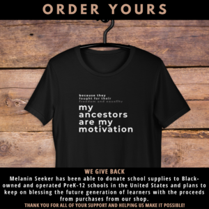 Melanin Seeker black-owned business