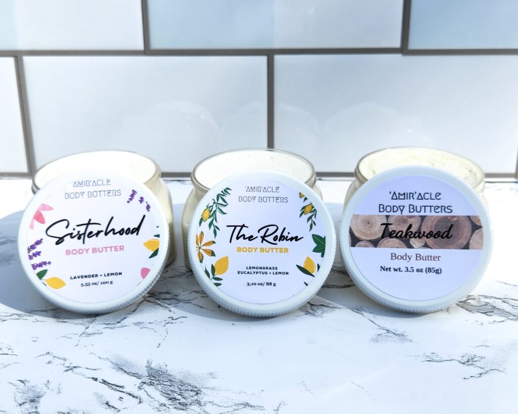 black-owned businesses Amiracle Body Butters & more